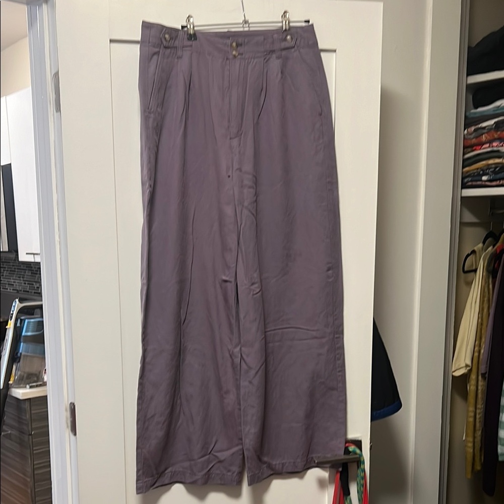 Women’s purple Harlow Pants - small stain